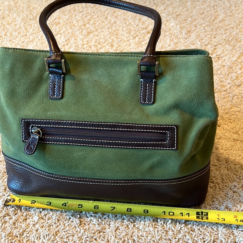 NWOT - RARE Vintage Eddie Bauer Leather Suede Purse - Picture 5 of 16